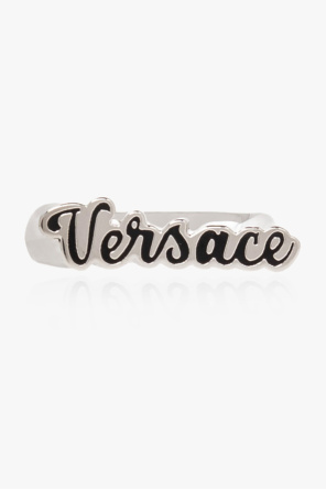 Ring with logo od Versace
