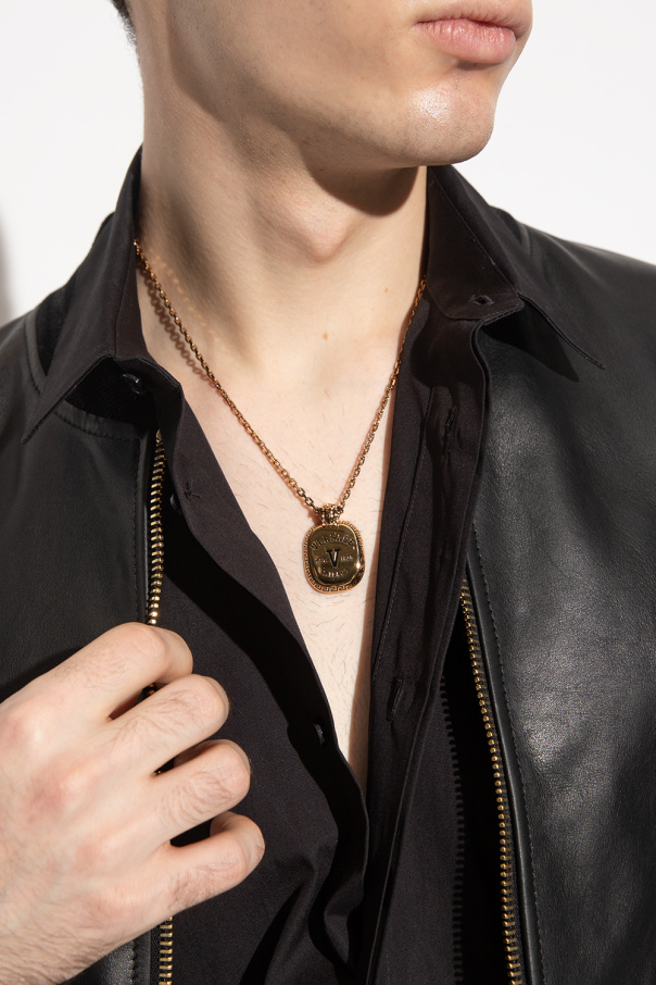 Versace VERSACE NECKLACE WITH LOGO