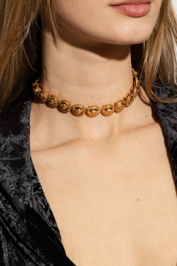 Versace Medusa head necklace