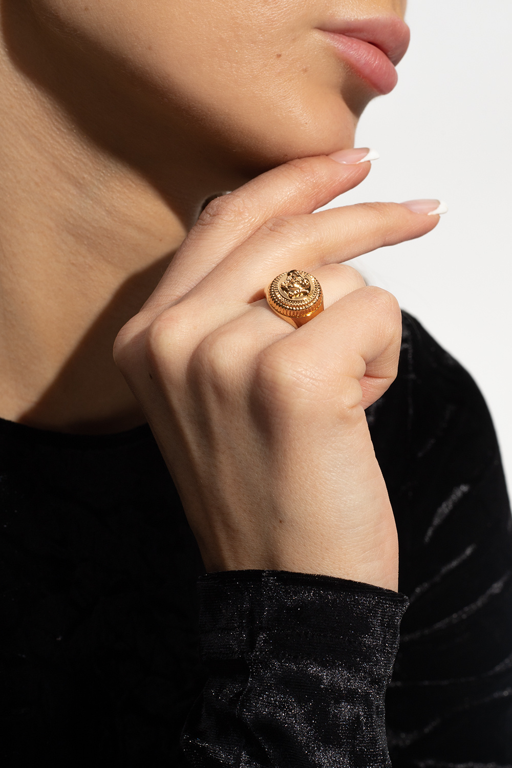 Versace Medusa head ring