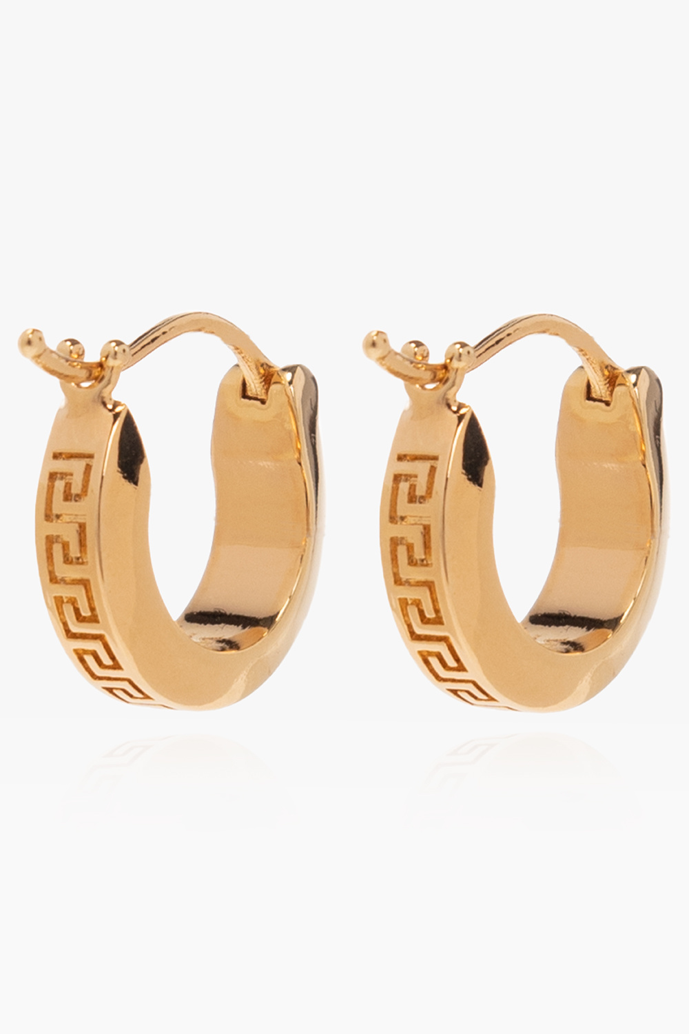 Versace Greca hoop earrings