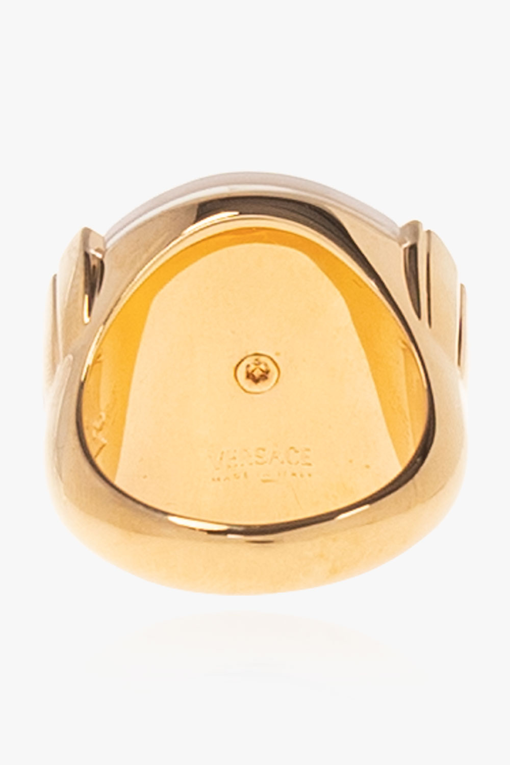 Versace Mother-of-pearl signet ring