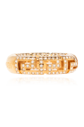 Versace Crystal-embellished ring