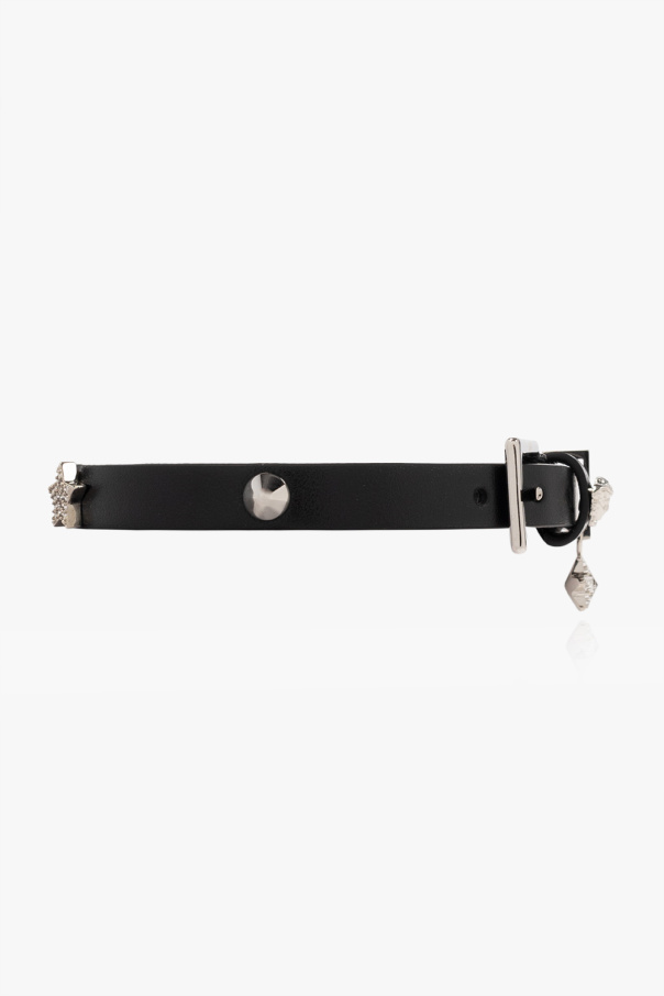 Versace Skórzany choker