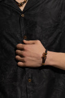 Versace BLACK Leather bracelet