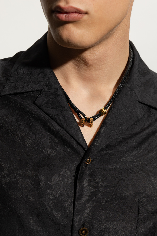 Versace Leather necklace