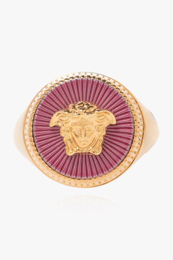 Ring with Medusa face od Versace