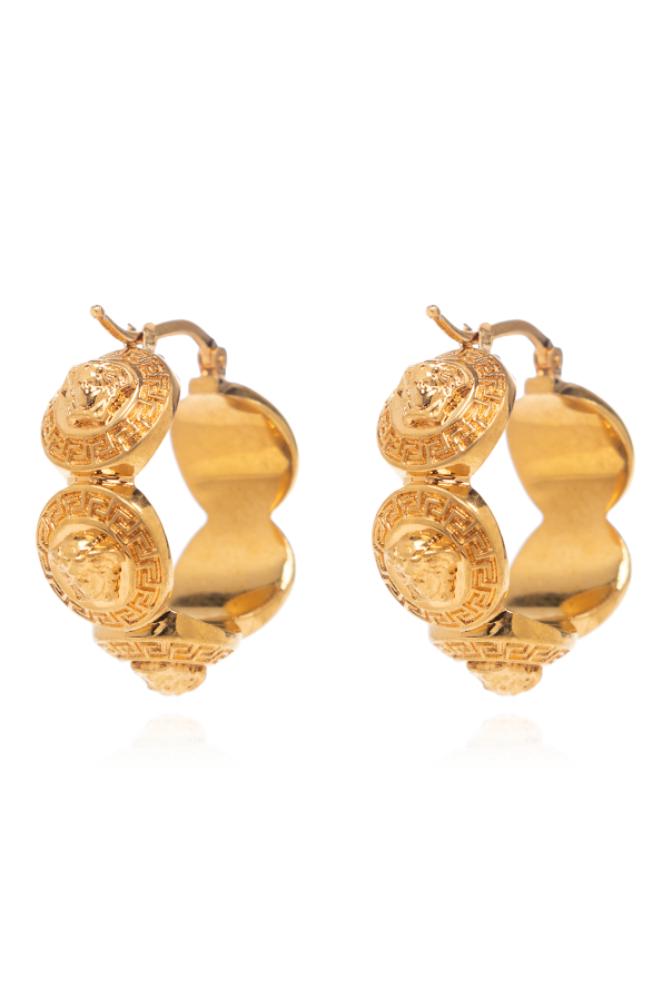 Versace Hoop earrings with Medusa face