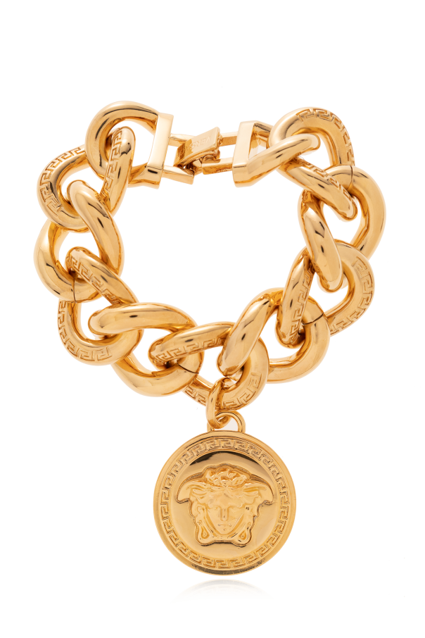 Bracelet with Medusa face od Versace