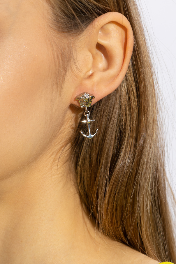 Versace Earrings with Medusa face