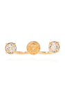 Versace Double ring with crystals