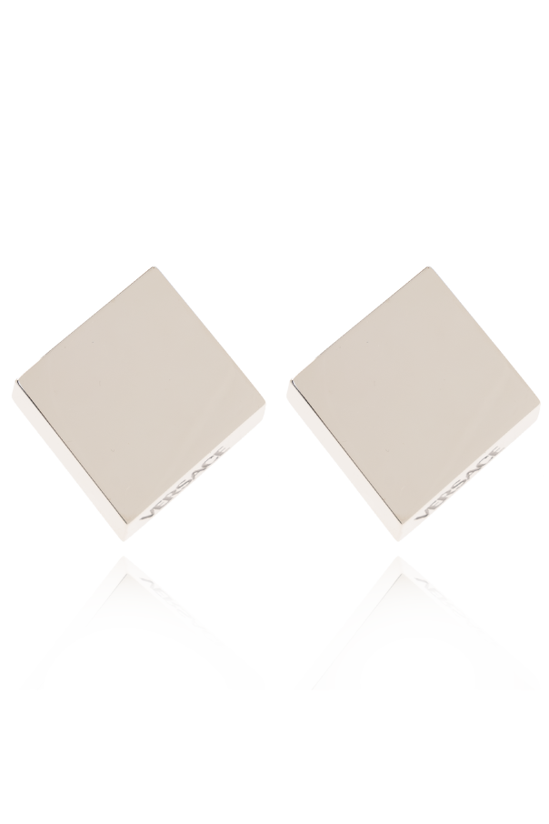 Versace Kolczyki z wygrawerowanym logo