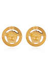 Versace GOLD Earrings with logo