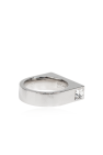 Versace SILVER Ring with logo