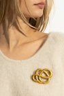 By Malene Birger GOLD Logo brooch