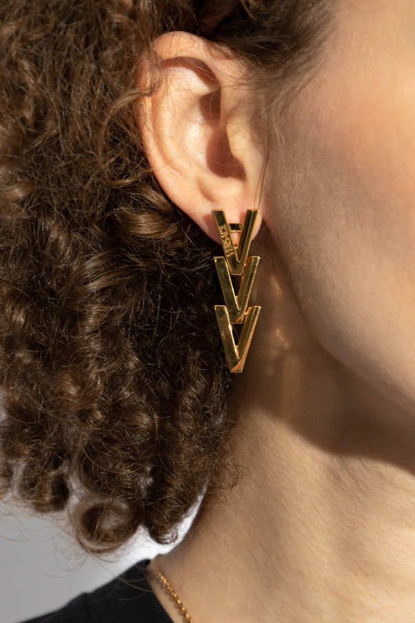 Versace Earrings with engraved logo