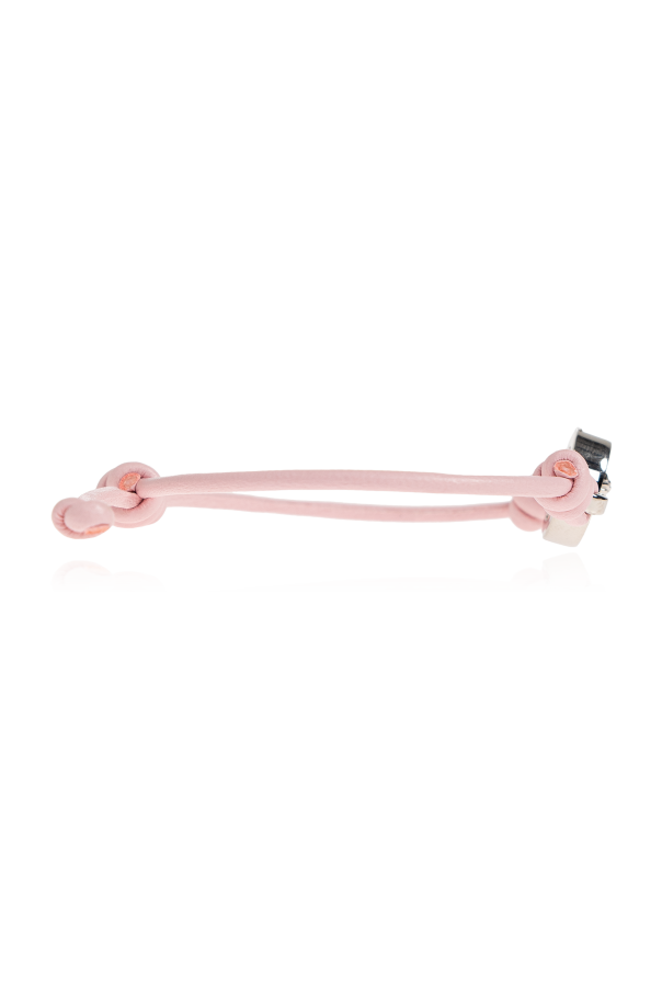 Versace Leather bracelet with Medusa head