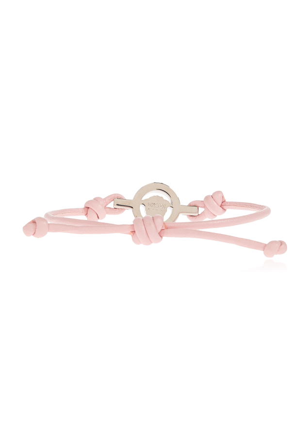 Versace Leather bracelet with Medusa head