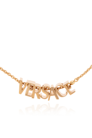 Versace Brass bracelet with logo