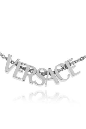 Versace Brass bracelet with logo