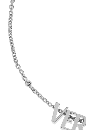 Versace Brass bracelet with logo