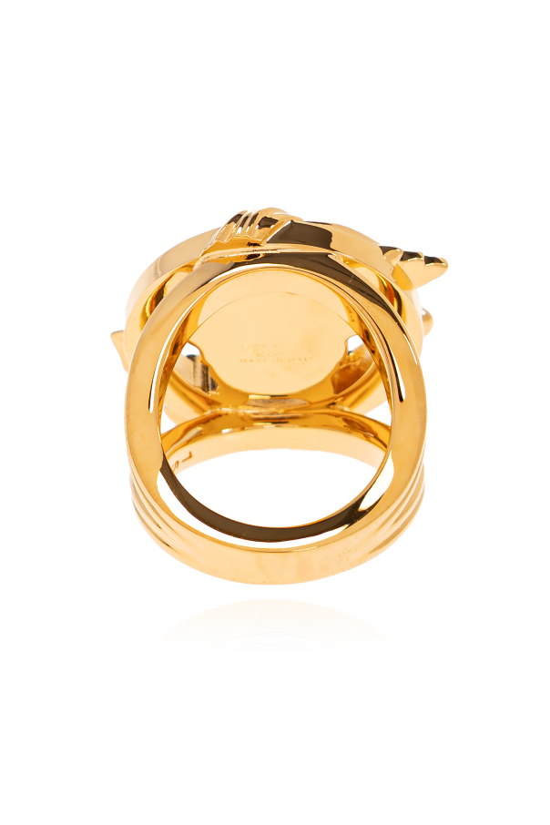 Versace Ring with Medusa head motif
