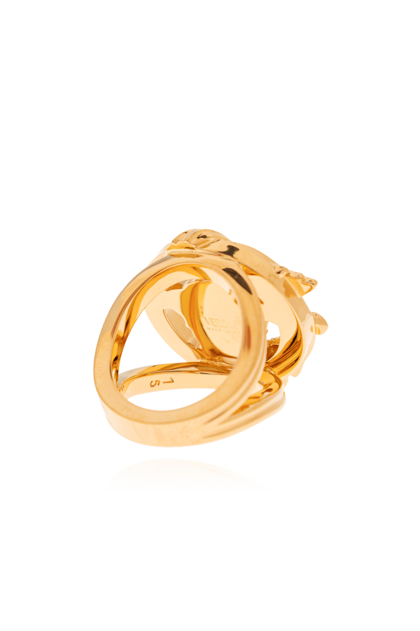 Versace Ring with Medusa head motif