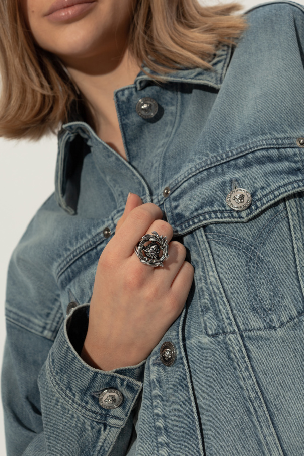 Versace Ring with Medusa head motif