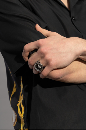 Versace Ring with Medusa head motif