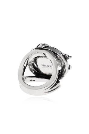 Versace Ring with Medusa head motif