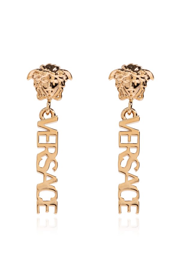 Logo earrings od Versace