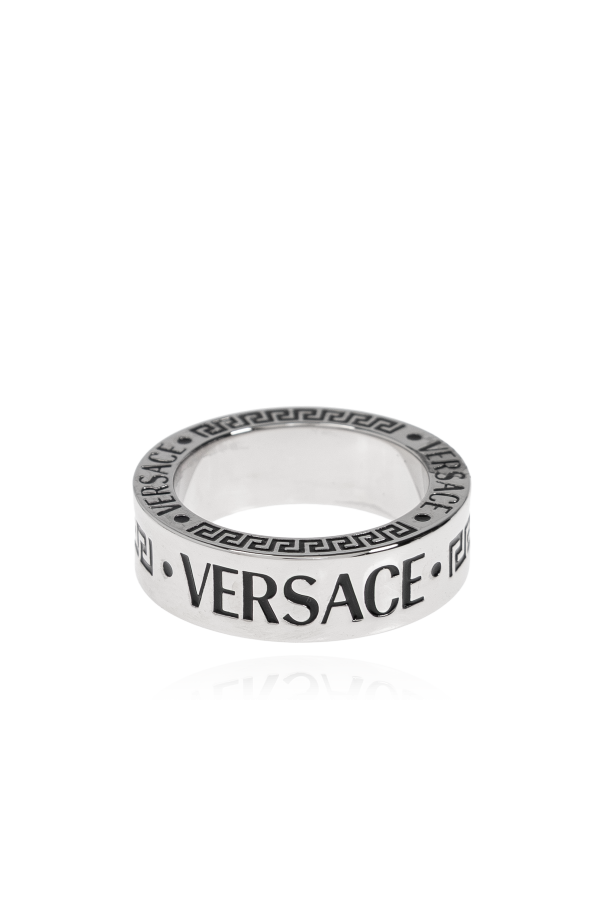 Versace Ring mit eingraviertem Logo