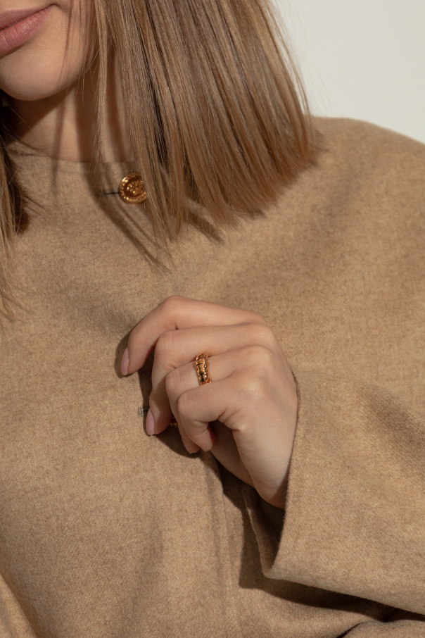 Versace Ring with a distinctive Greek pattern