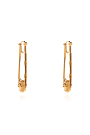 Safety pin-shaped earrings