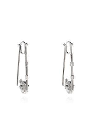 Safety pin-shaped earrings