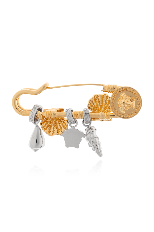 Versace Brosche mit Anhängern