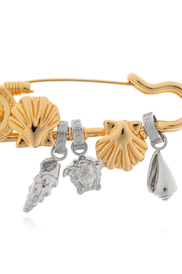 Versace Brosche mit Anhängern