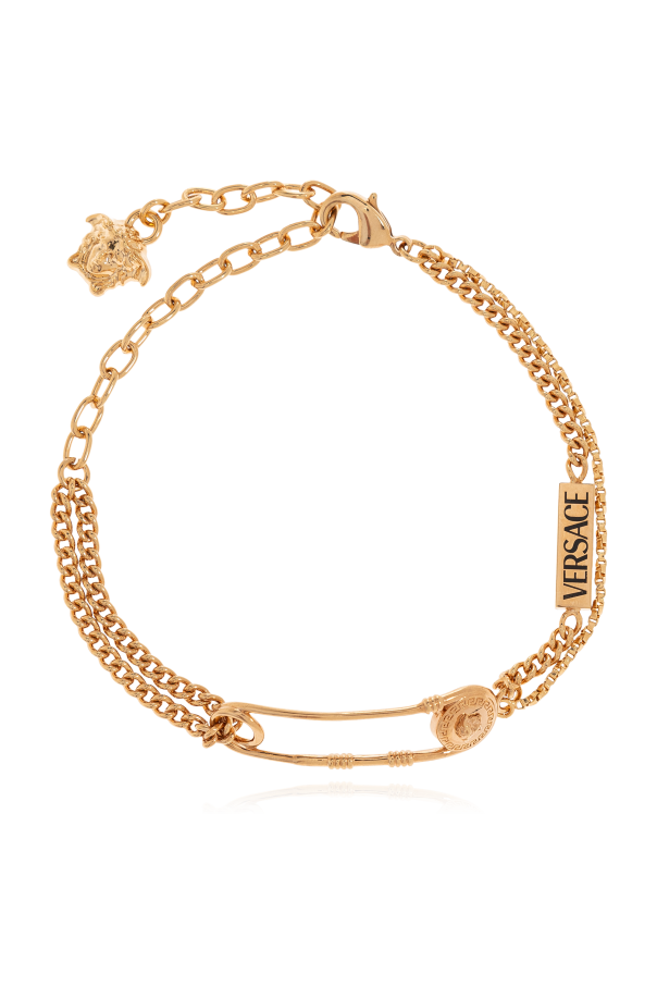 Versace Pulsera con logotipo