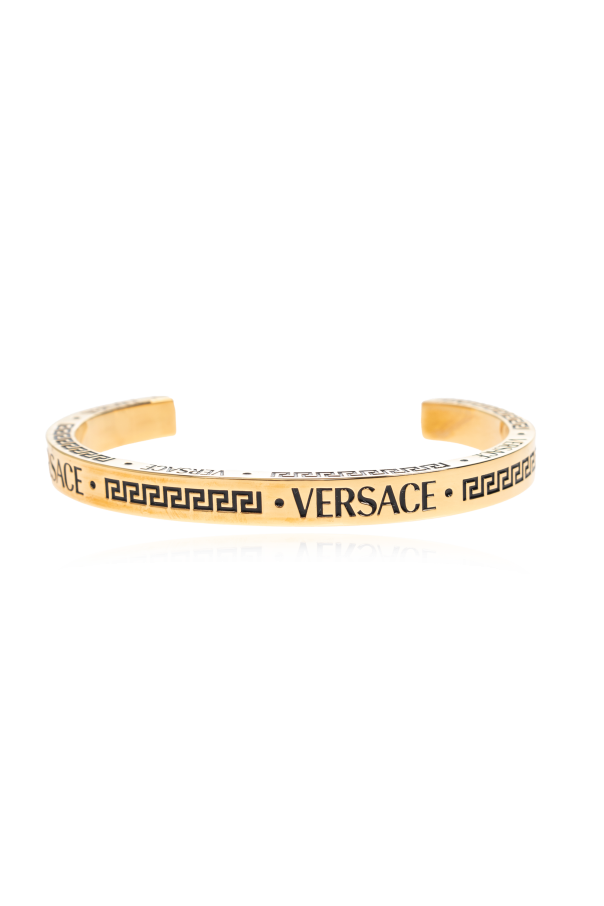 Bracelet with engraved logo od Versace