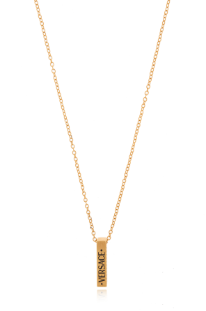 Necklace with a pendant with the logo
