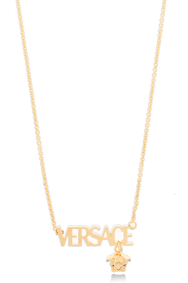 Versace Necklace with pendant in the shape of a logo