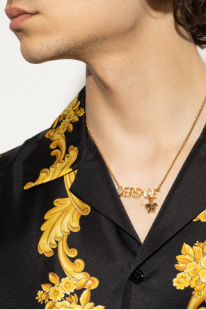 Versace Necklace with pendant in the shape of a logo