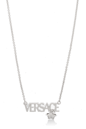 Necklace with a logo-shaped pendant