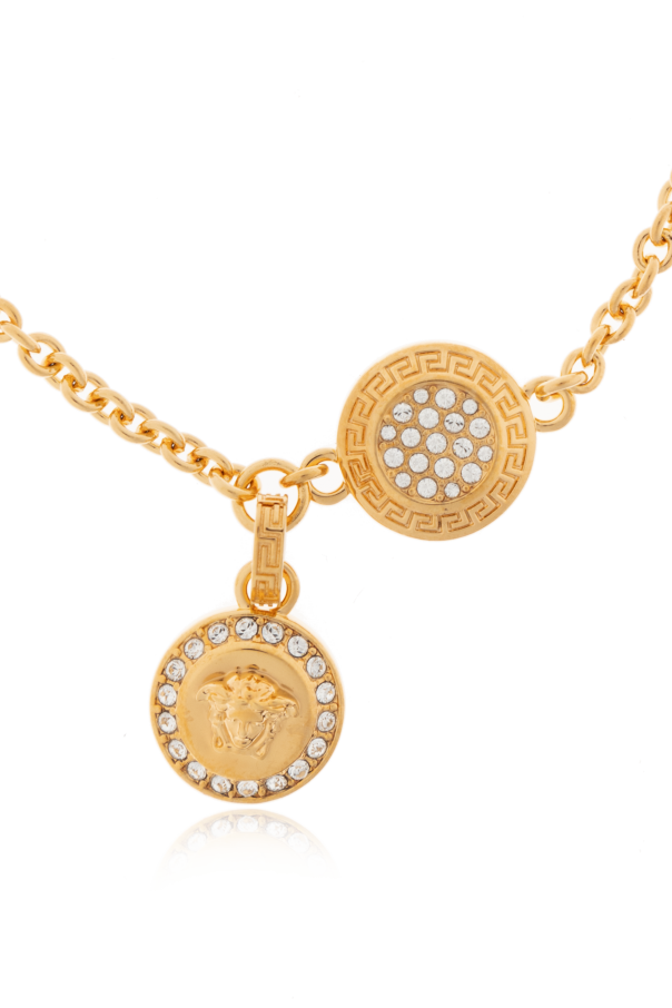 Versace Bransoleta z połyskującymi kryształami