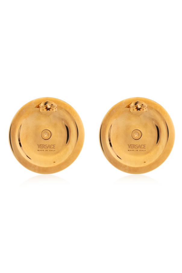 Versace Pendientes con cristales brillantes