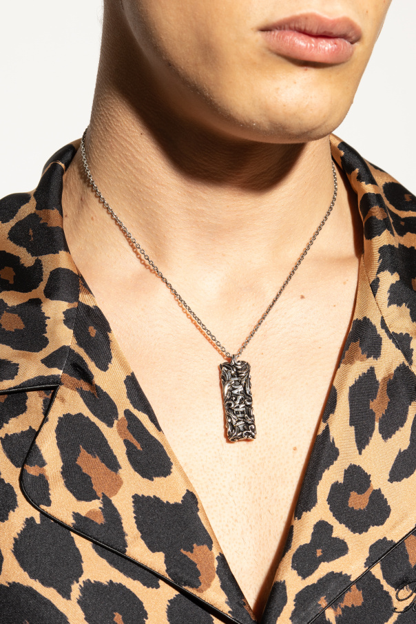 Versace Necklace with a logo pendant