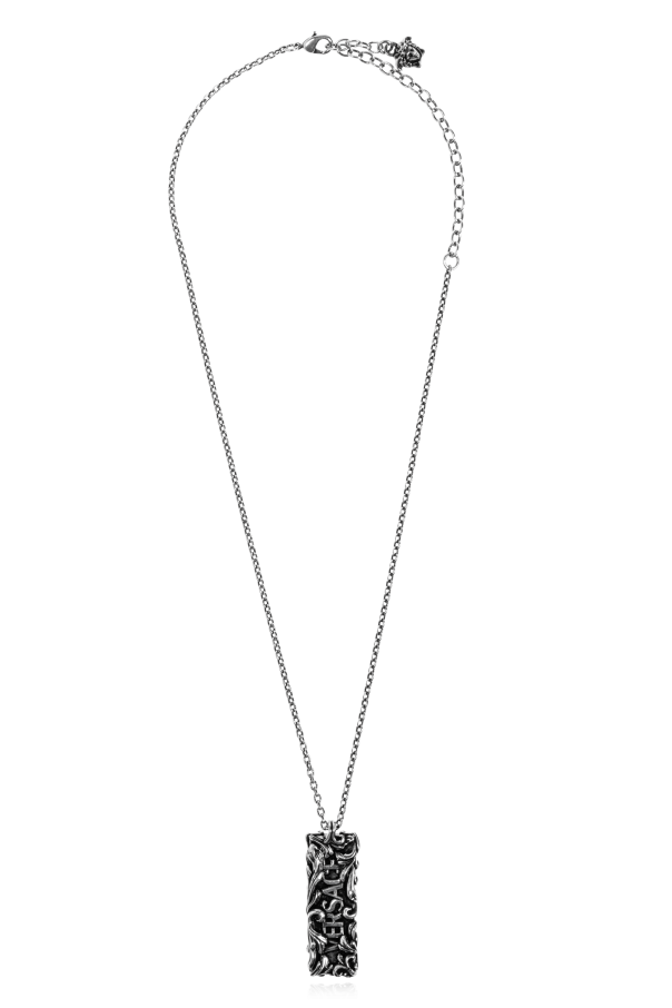 Versace Necklace with a logo pendant