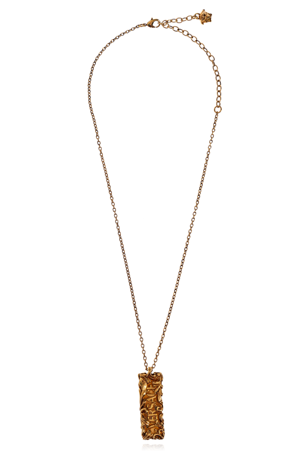 Versace Necklace with a logo pendant