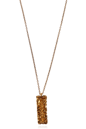 Necklace with a logo pendant