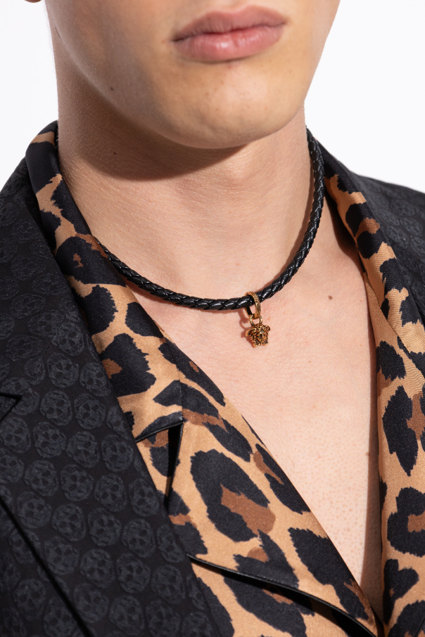 Versace Leather necklace